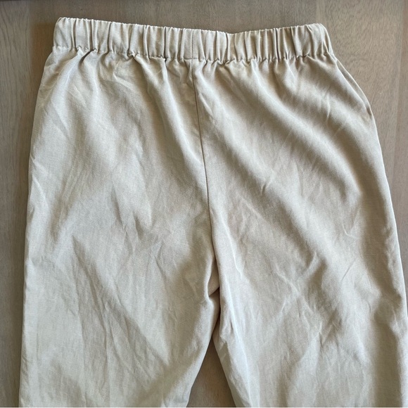 Babaton Tan Khaki Drawstring Pants - Picture 4 of 9